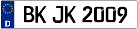 Truck License Plate